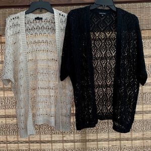 Crochet type cardigan lot